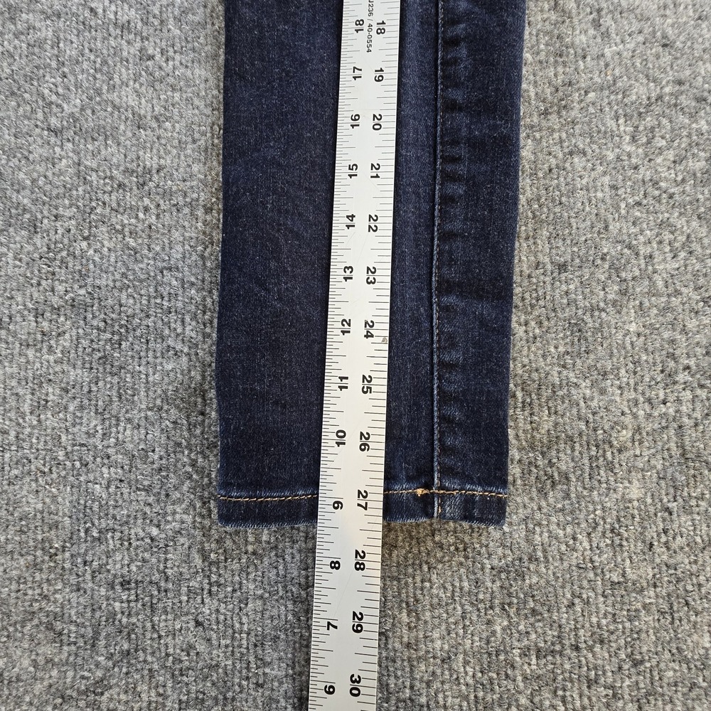 Miss Me Jeans Women 27 Button Fly Straight Blue Denim Pockets - Picture 8 of 11